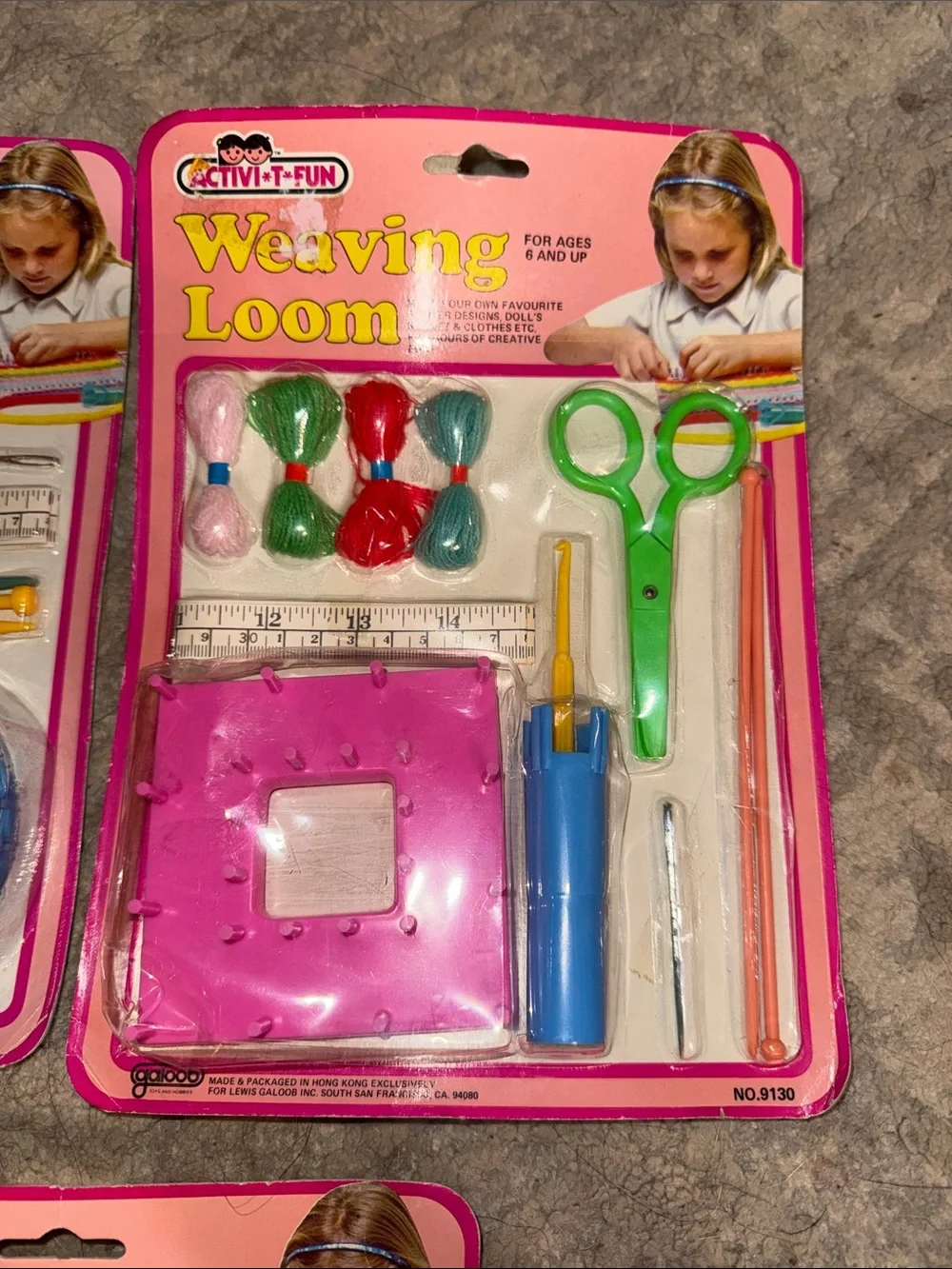 Vintage Activi-T-Fun Weaving Loom Craft Kits Set of 3 - Unopened NOS Retro -